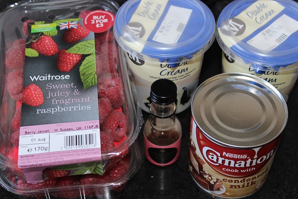 Raspberry Ripple Ice Cream Ingredients1