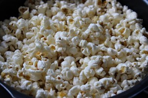 Sugar Free Spicy Popcorn cooked1