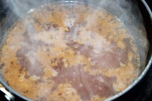Turmeric Ginger Herbal Tea Boiling1