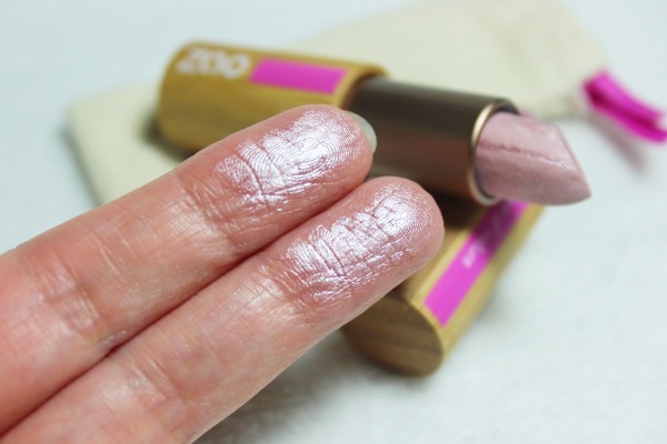 ZAO Organic Makeup Pearly Lipsticks Swatch1